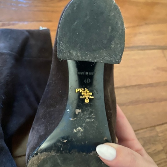 Prada Suede Booties - Picture 3 of 4